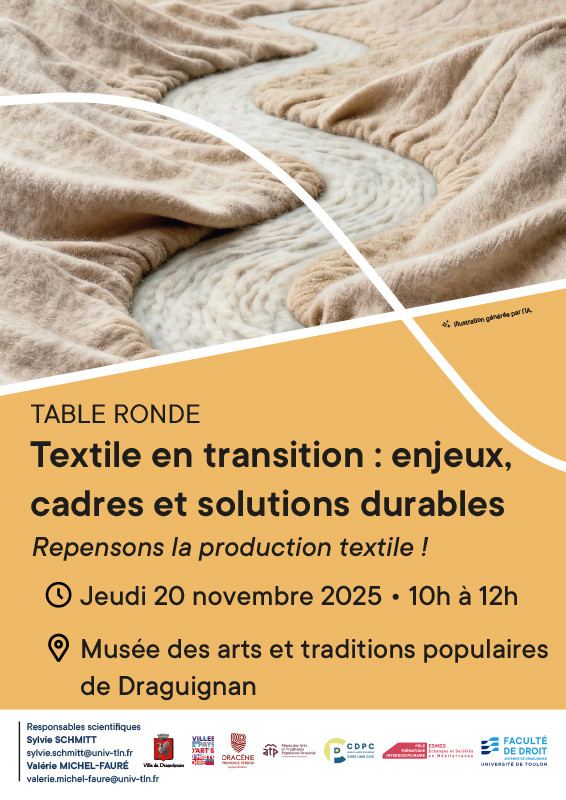 Table ronde textile Table ronde textile